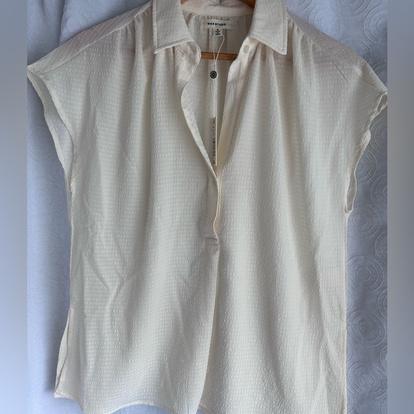 Max Studio ivory blouse - Picture 2 of 5
